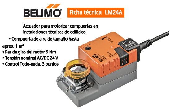 ACTUADOR BELIMO 5NM 24V